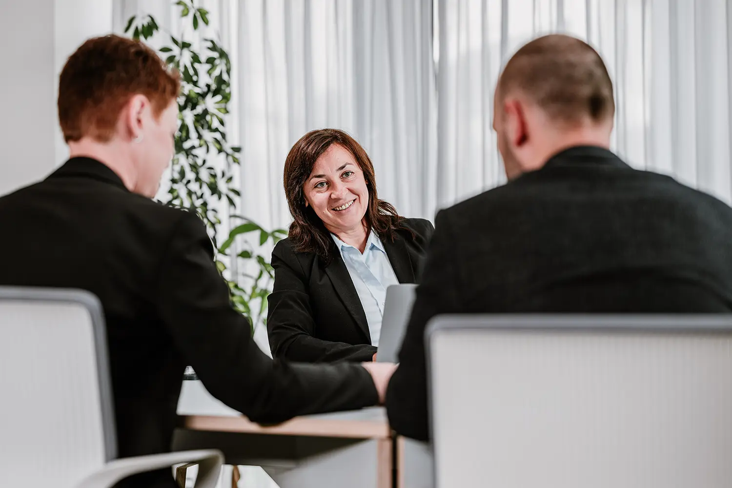 Julia Stumpf im Kundengespräch mindSAP